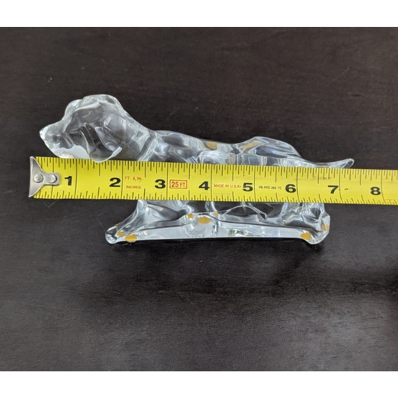 Baccarat Crystal Dog Labrador Retriever Lab Figurine Paperweight 7.25" France - Picture 14 of 14
